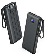 VRURC T17 10000mAh Built-in Cables Fast Charging Power Bank VRURC T17 10000mAh Built-in Cables Fast Charging Power Bank