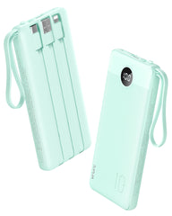 VRURC T17 10000mAh Built-in Cables Fast Charging Power Bank VRURC T17 10000mAh Built-in Cables Fast Charging Power Bank