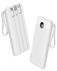 VRURC T17 10000mAh Built-in Cables Fast Charging Power Bank VRURC T17 10000mAh Built-in Cables Fast Charging Power Bank