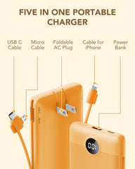 T01 5-in-1 Portable Charger