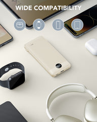 10,000mAh Built-in Cables & AC Plug Power Bank