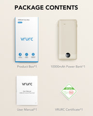 10,000mAh Built-in Cables & AC Plug Power Bank