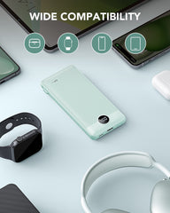 10,000mAh Built-in Cables & AC Plug Power Bank