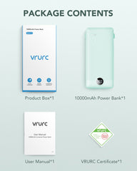 10,000mAh Built-in Cables & AC Plug Power Bank