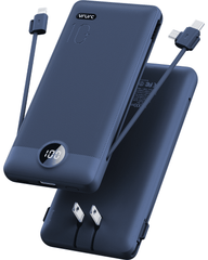 10,000mAh Built-in Cables & AC Plug Power Bank