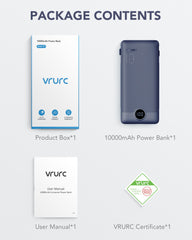 10,000mAh Built-in Cables & AC Plug Power Bank
