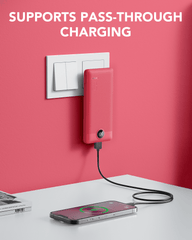 10,000mAh Built-in Cables & AC Plug Power Bank