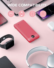 10,000mAh Built-in Cables & AC Plug Power Bank