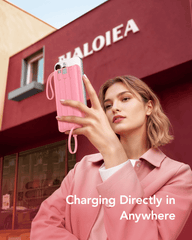 10,000mAh 5-Output/2-Input Built-in-Cable Power Bank