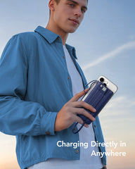 10,000mAh 5-Output/2-Input Built-in-Cable Power Bank