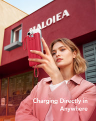 10,000mAh 5-Output/2-Input Built-in-Cable Power Bank