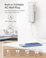 T1159 Built-in Foldable AC Wall Plug