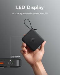 10,000mAh 22.5W 4 Built-in Cables Power Bank