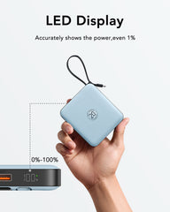 10,000mAh 22.5W 4 Built-in Cables Power Bank