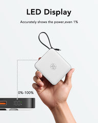 10,000mAh 22.5W 4 Built-in Cables Power Bank