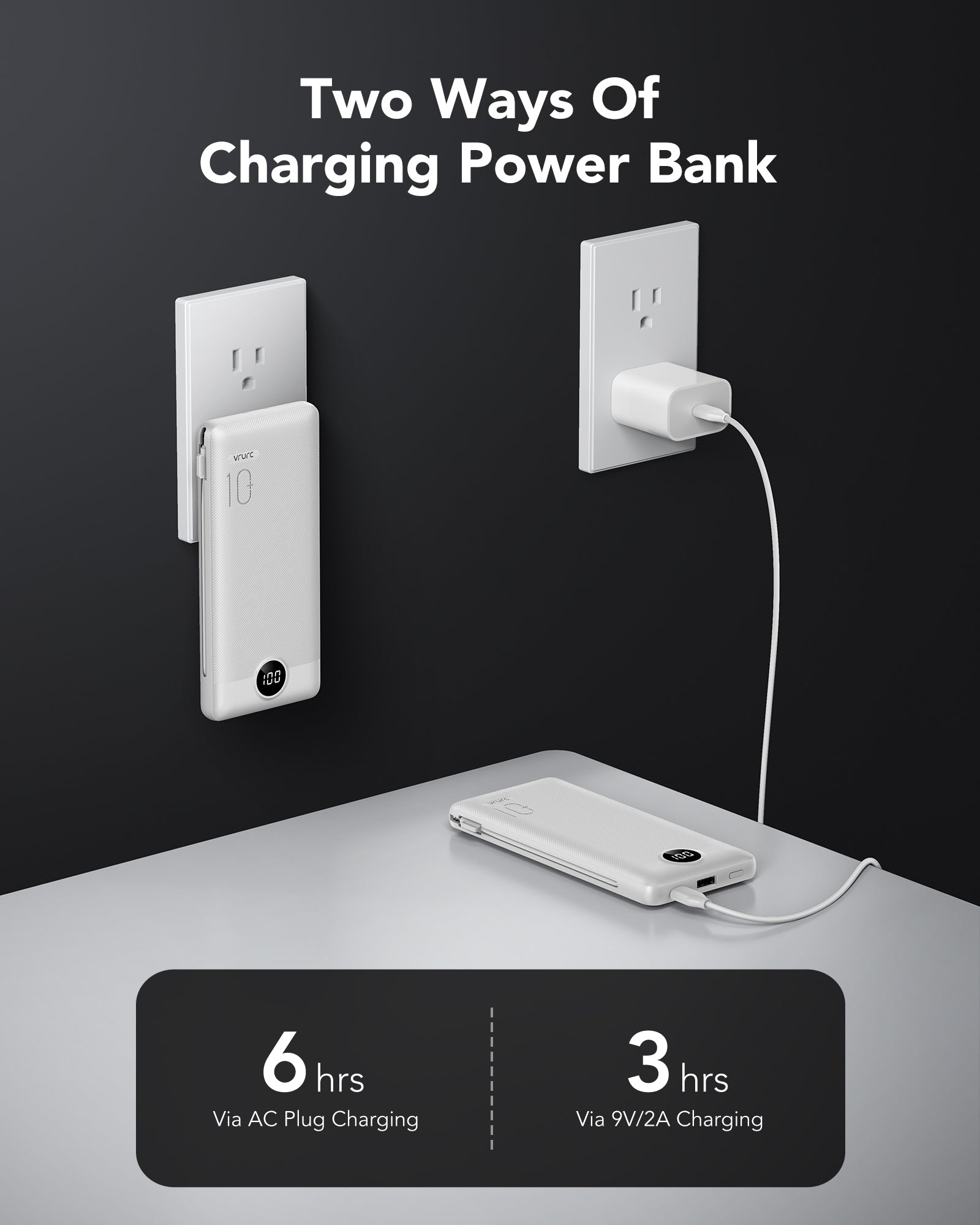 T18 Two Ways of Charging Power Bnak