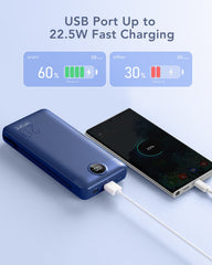 20,000mAh 22.5W Built-in Cables & AC Plug Power Bank