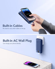 20,000mAh 22.5W Built-in Cables & AC Plug Power Bank