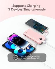 20,000mAh 22.5W Built-in Cables & AC Plug Power Bank