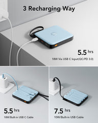 20,000mAh 22.5W 4 Built-in Cables Power Bank