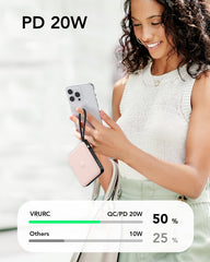 20,000mAh 22.5W 4 Built-in Cables Power Bank