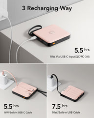 20,000mAh 22.5W 4 Built-in Cables Power Bank