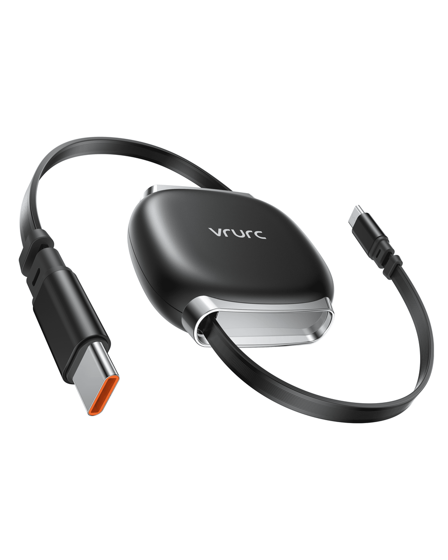 240W Magnetic-Lock Retractable USB-C Cable