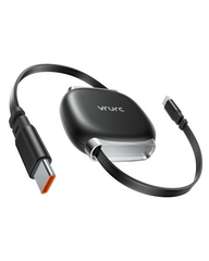 240W Fast Charging Retractable Cable with Magnetic Lock | USB C to USB C Cable Mag Snap
