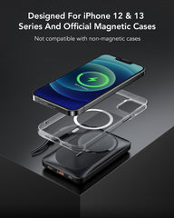 Magnetic Wireless Power Bank with Finger Holder