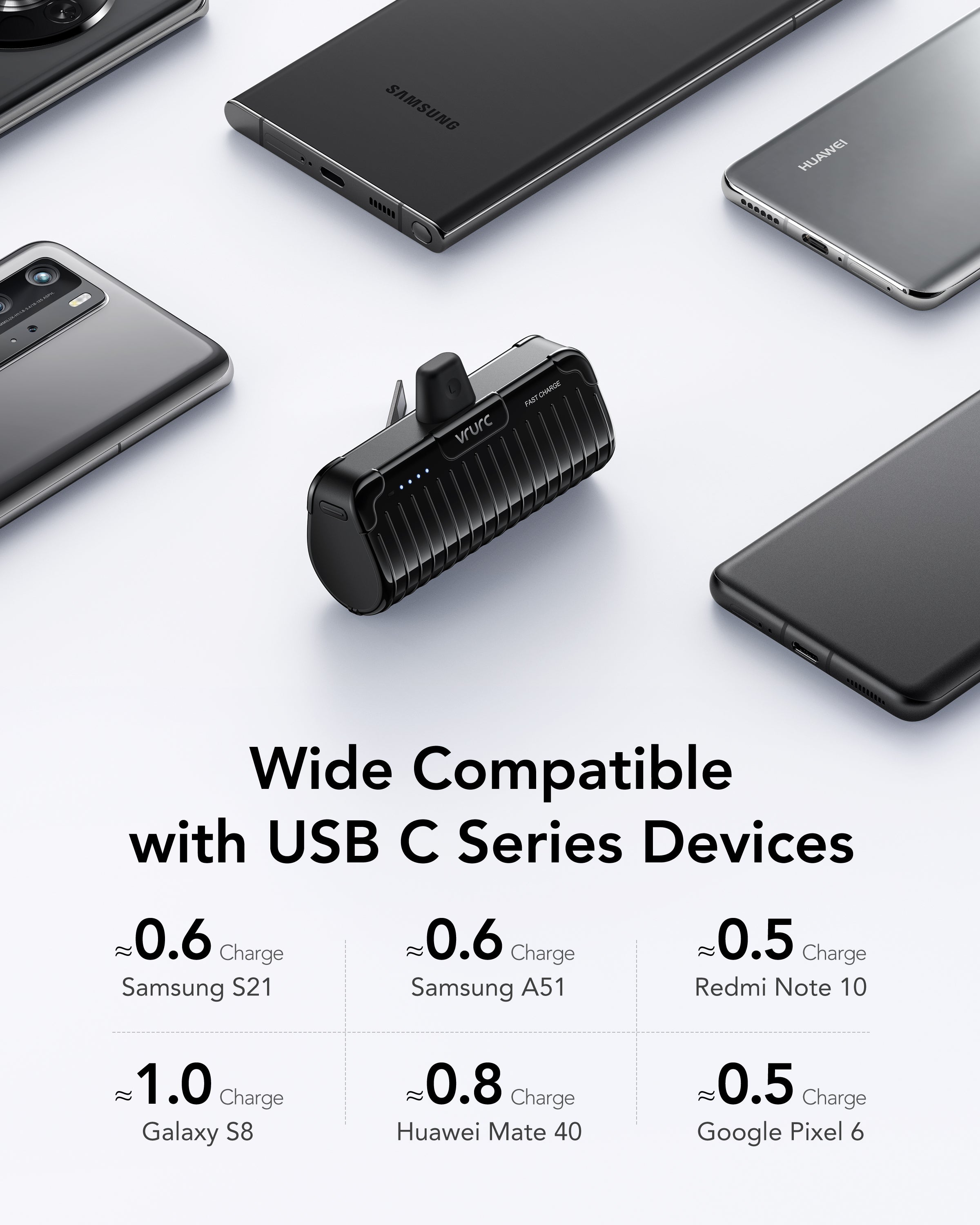 Super Mini Built-in Type-C & Stand PD Power Bank
