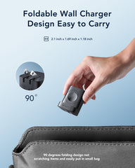Dual Ports Plug with Magnetic Wireless iWatch Charger