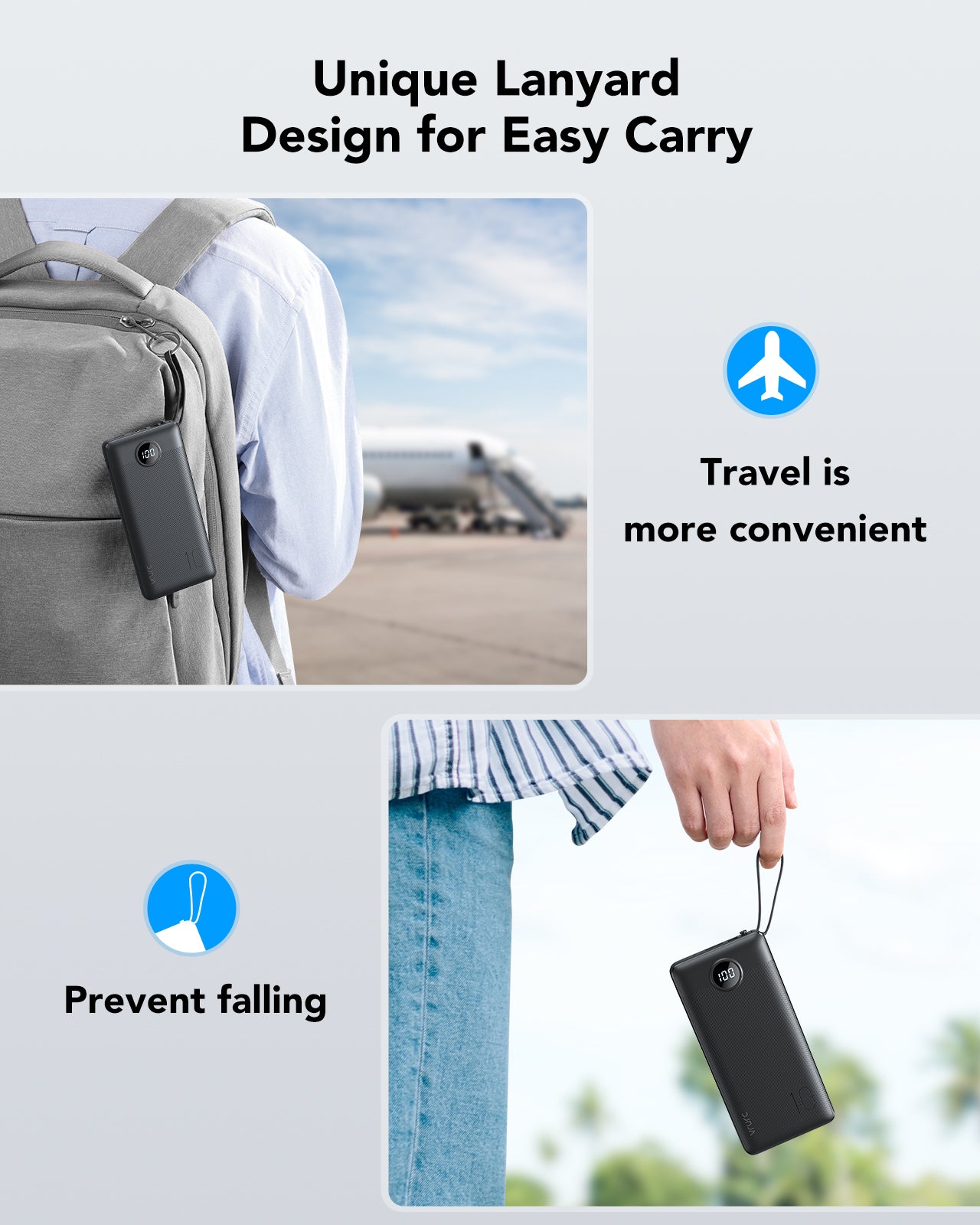 T1116 Unique Lanyard Design for Easy Carry