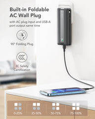 T1159 Built-in Foldable AC Wall Plug
